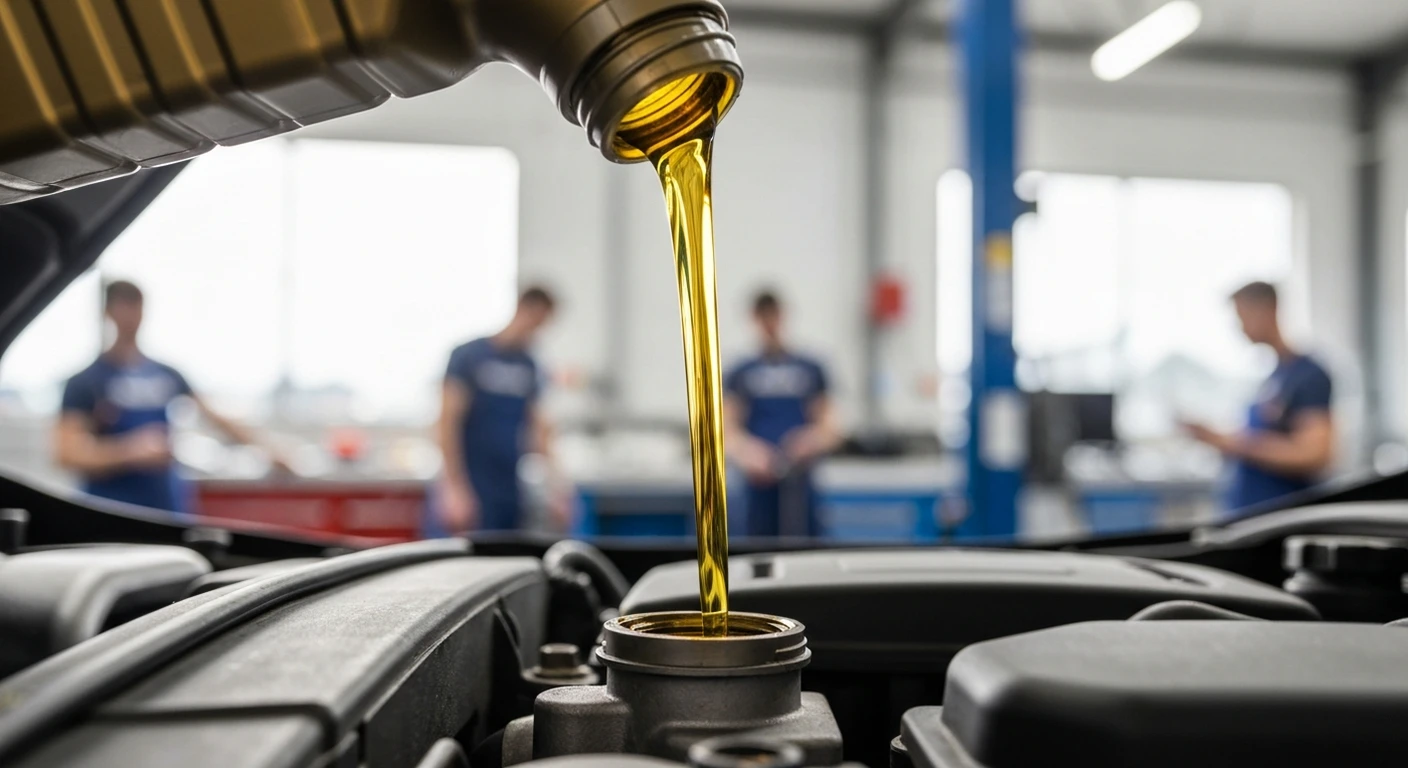 Huile moteur pour l’entretien automobile